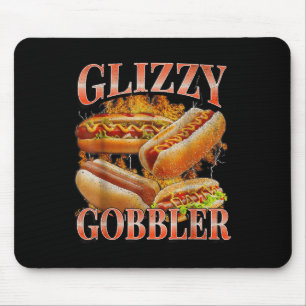 Tapis De Souris Glizzy Gobbler Drôle Wiener Hot Dog Mème Bootleg G