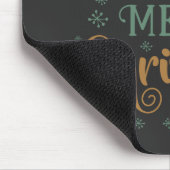 Tapis De Souris Globe de Noël des neiges (Coin)