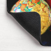 Tapis De Souris Globe et livres vintages (Coin)