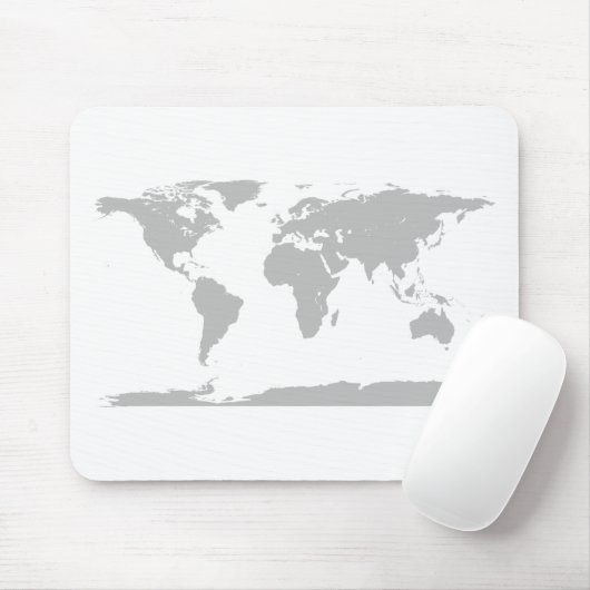 Tapis De Souris globe gris (Avec souris)
