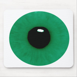 Tapis De Souris Globe oculaire vert-foncé Mousepad