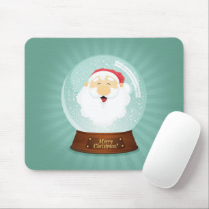 Tapis De Souris Globe Santa Claus