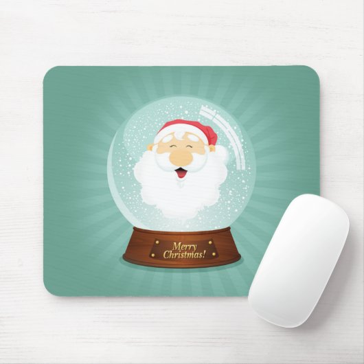 Tapis De Souris Globe Santa Claus (Avec souris)