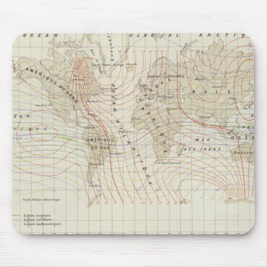 Tapis De Souris Globe Terrestre de Le Magnetisme du (Devant)