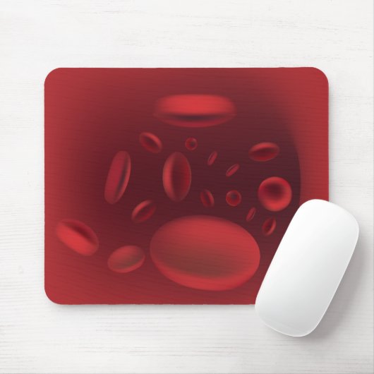 Tapis De Souris Globules rouges Mousepad (Avec souris)
