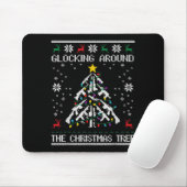 Tapis De Souris Glocking Around The Christmas Tree Ugly Christmas  (Avec souris)