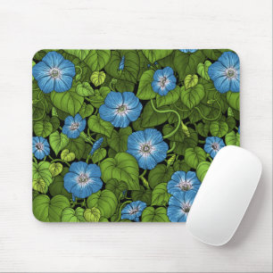 Tapis De Souris Gloire du matin en bleu et vert