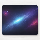 Tapis De Souris Glowing Blue Supernova Space Nebula Astronomy (Devant)