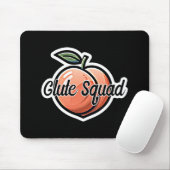 Tapis De Souris Glute Squad Peach Fitness Workout (Avec souris)