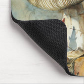 Tapis De Souris gnome aquarelle (Coin)