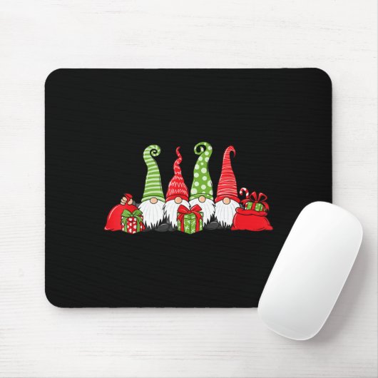 Tapis De Souris Gnome Christmas (Avec souris)