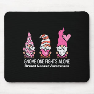 Tapis De Souris Gnome de cancer, un combat solitaire, sensibilisat