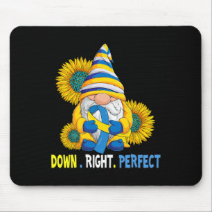 Tapis De Souris Gnome de sensibilisation au syndrome de Down Parfa