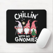 Tapis De Souris Gnome Family Christmas Chillin With My Gnomies (Avec souris)