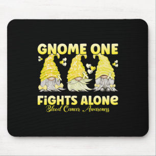 Tapis De Souris Gnome One combat seul Cancer du Sang Jaune