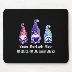 Tapis De Souris Gnome One combat seul Hydrocéphalie Sensibilisatio