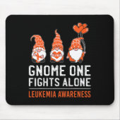 Tapis De Souris Gnome One combat seul Leucémie Cancer Sensibilisat (Devant)