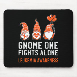 Tapis De Souris Gnome One combat seul Leucémie Cancer Sensibilisat