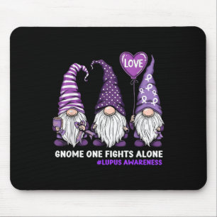 Tapis De Souris Gnome One combat seul Lupus Mois de sensibilisatio