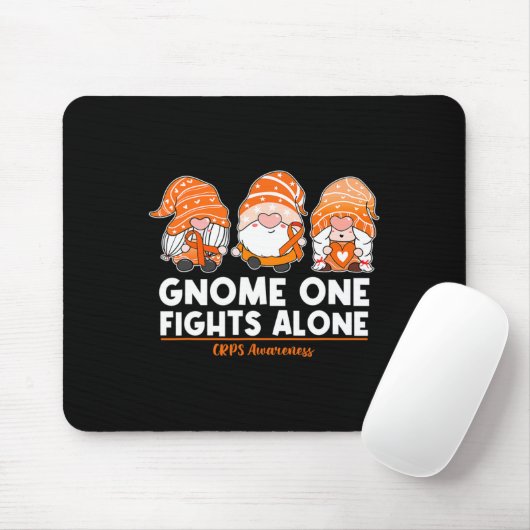 Tapis De Souris Gnome One combat seul Orange Ribbon CRPS lauréats (Avec souris)