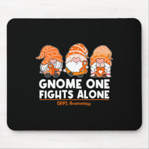 Tapis De Souris Gnome One combat seul Orange Ribbon CRPS lauréats