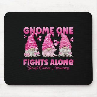 Tapis De Souris Gnome One combat seul rose_ cancer du sein Décerné