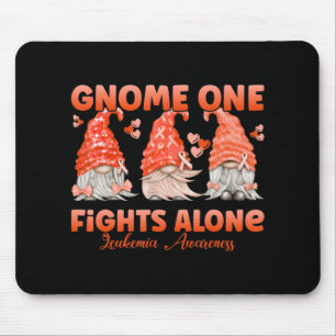 Tapis De Souris Gnome One lutte seule contre la leucémie orange