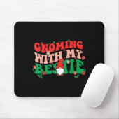 Tapis De Souris Gnome Twinning With My Ie Funny Matching Christmas (Avec souris)