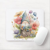 Tapis De Souris Gnome Whimsical Dans Le Jardin (Avec souris)