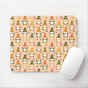 Tapis De Souris Gnomes d'automne dans le Motif forestier