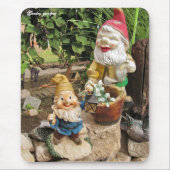 Tapis De Souris Gnomes de jardin (Devant)
