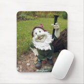 Tapis De Souris Gnomes de jardin (Avec souris)