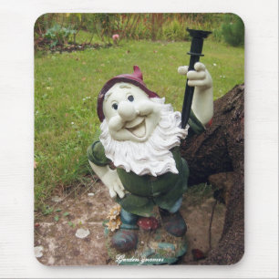 Tapis De Souris Gnomes de jardin