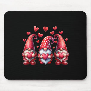 Tapis De Souris Gnomes de la Saint-Valentin Cœurs Rouges Mignons G