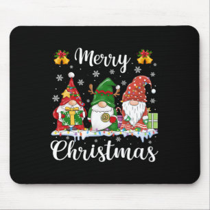 Tapis De Souris Gnomes Noël Joyeux Hommes Femmes Enfants