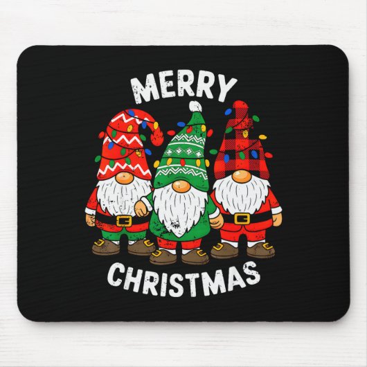Tapis De Souris Gnomes Xmas Funny Merry Christmas Squad For Men Wo (Devant)