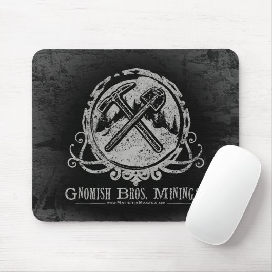 Tapis De Souris Gnomish - Mousepad (Avec souris)