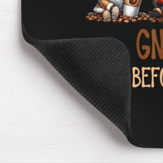 Tapis De Souris Gnope Not Before Coffee Three Gnomes Graphic Cafei (Coin)