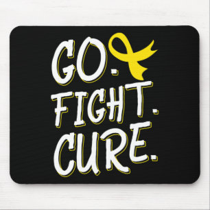 Tapis De Souris Go Fight Cure Chilhood Cancer Gold Ribbon Award