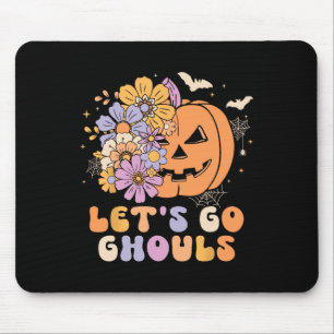 Tapis De Souris Go Ghouls Halloween Costume Citrouille Retro Gr