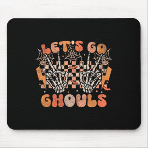 Tapis De Souris Go Ghouls Halloween Skeleton Costume Retro G