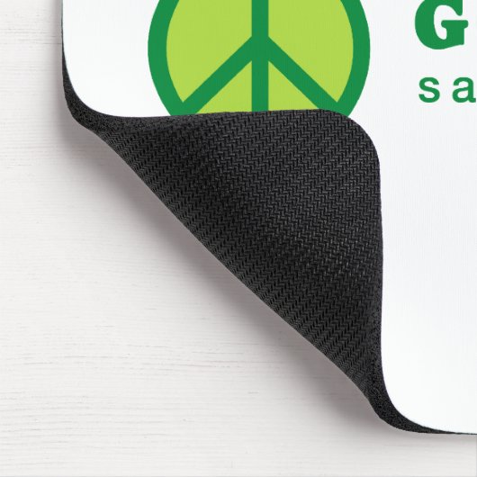 Tapis De Souris Go Peace (Vert) (Coin)
