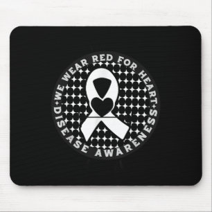 Tapis De Souris Go Red - American Heart Health Moth Awareness in