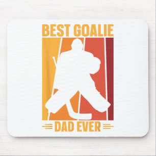 Tapis De Souris Goalie Papa Hockey sur glace Joueur de hockey de h