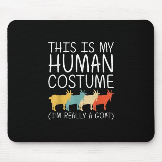 Tapis De Souris Goat Halloween (Devant)