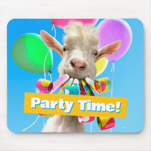 Tapis De Souris Goat with Party Blowers (Devant)