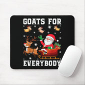 Tapis De Souris Goats For Everybody Santa Sleigh Funny Christmas G (Avec souris)