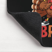 Tapis De Souris Gobble Gobble Bruh Funny Thanksgiving Turkey Dab B (Coin)