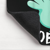 Tapis De Souris Gobble Gobble Funny Turkey Glove Thanksgiving Nurs (Coin)