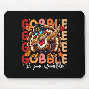 Tapis De Souris Gobble Jusqu'À Ce Que Vous Tournez Le Jour De L'Ac